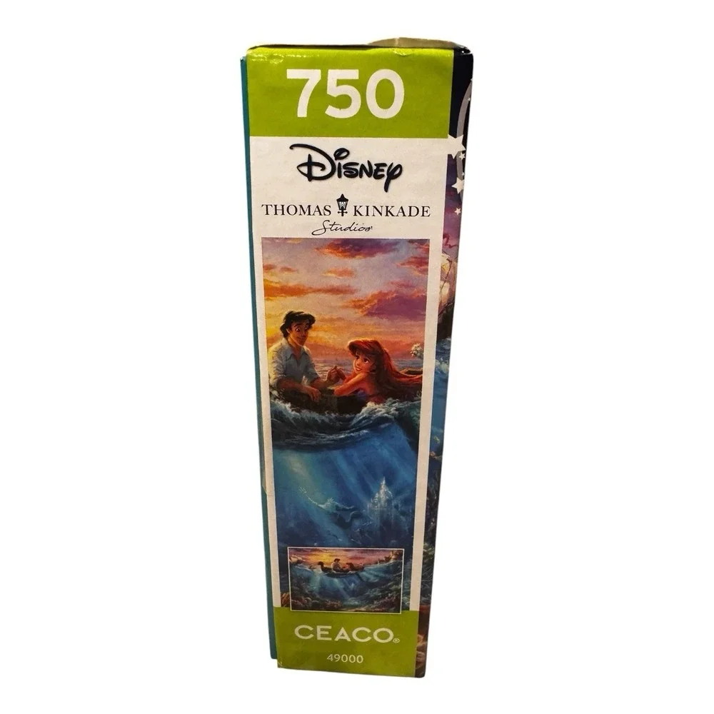 Disney Thomas Kinkade Puzzle The Little Mermaid 750‎ Pieces Ariel Eric Sealed